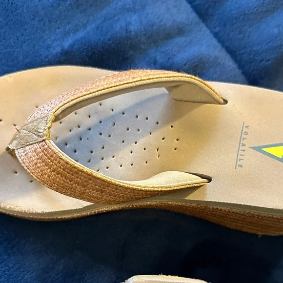 Volatile Tan and Brown Sandals - Picture 3 of 6